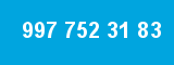 997 752 31 83 997 752 31 83